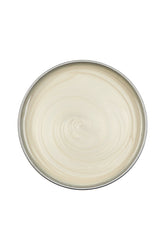 Top view of an open can of Satin Smooth Zinc Oxide Wax showing its creamy beige color